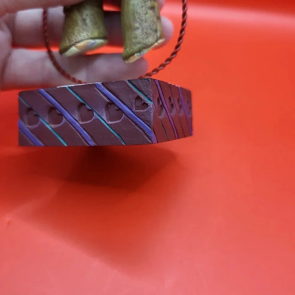 Vintage 1996 Enesco Jim Shore Max Teddy Bear Jumping Rope Figurine - Picture 7 of 8